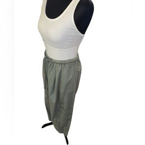 BUCKETLIST Army Green Oversized Capris - women's small medium large